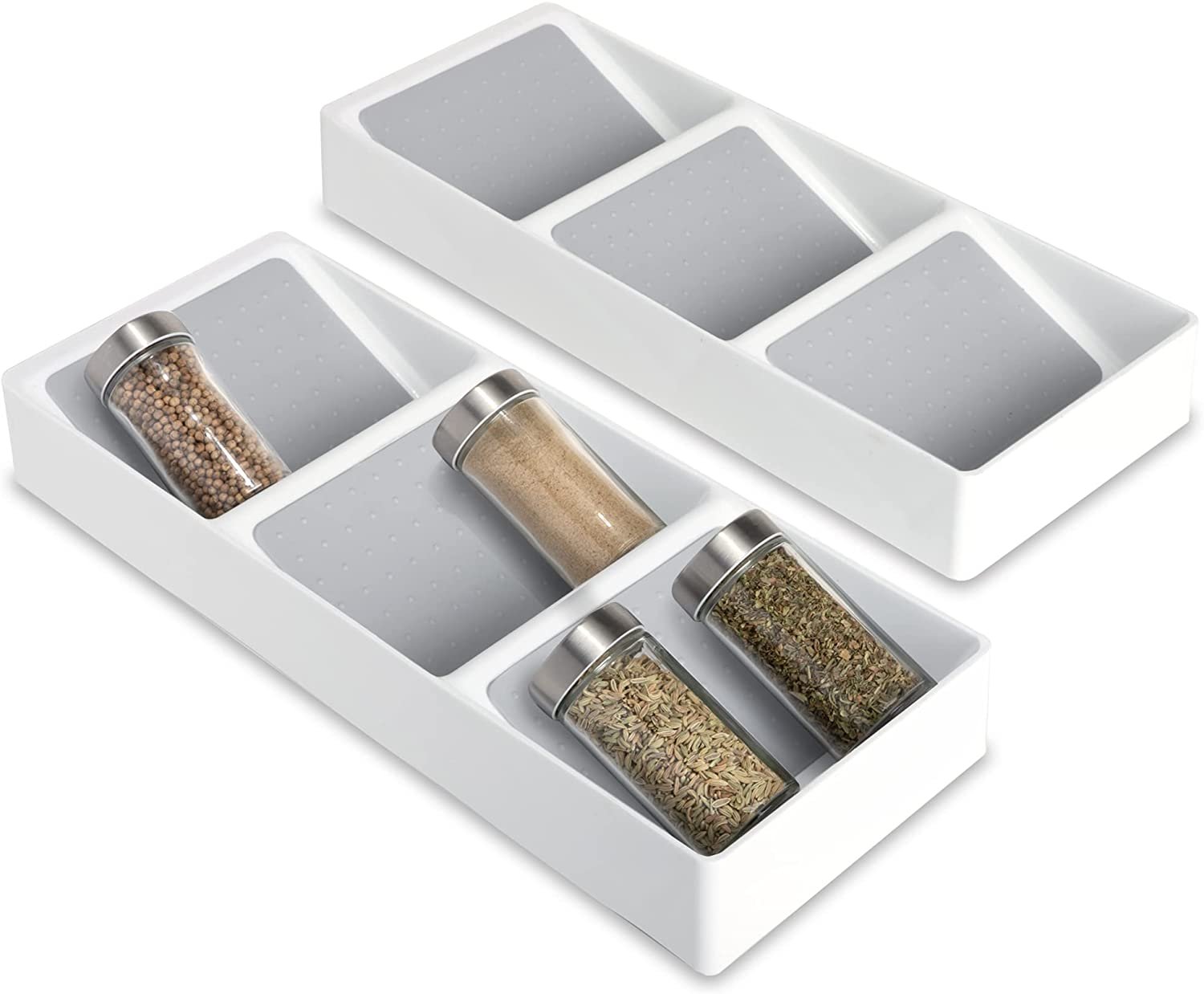 3-Tier Plastic Spice Rack Drawer