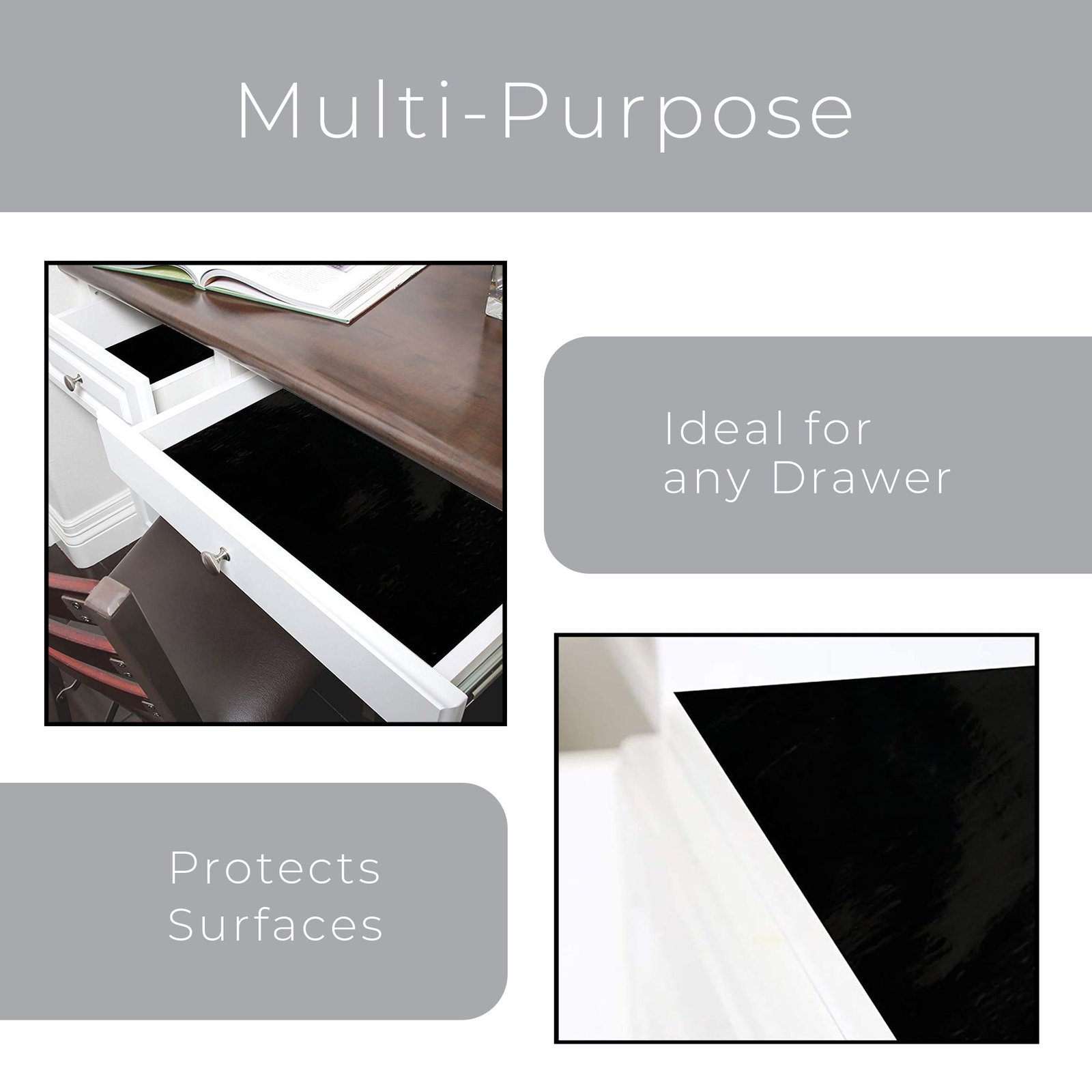 Adhesive Liner – Black (18” x 20’)