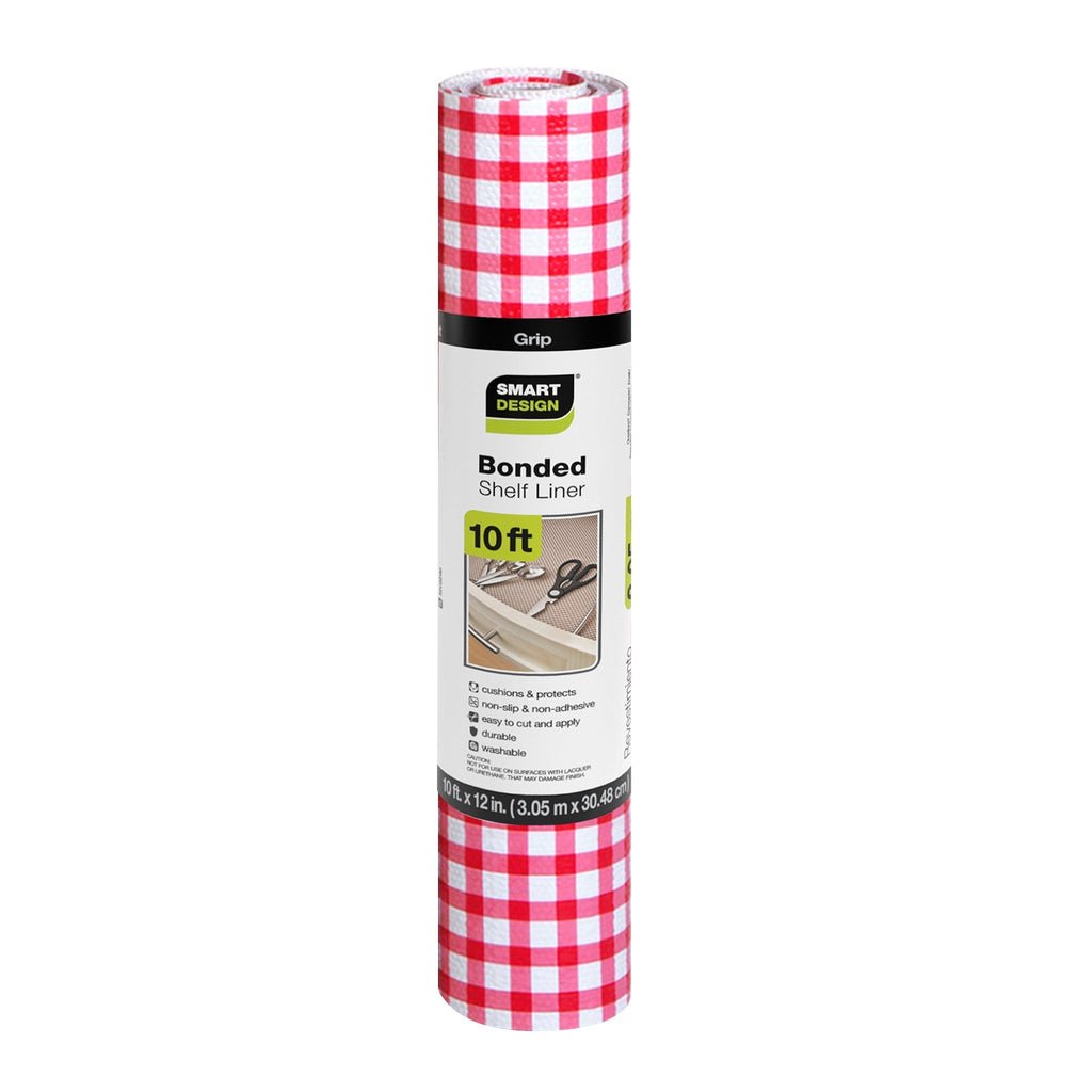 Bonded Grip Shelf Liner - 12 Inch x 10 Feet - Non-Adhesive