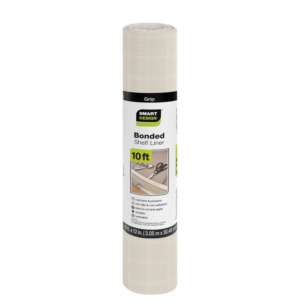Bonded Grip Shelf Liner - 12 Inch x 10 Feet - Non-Adhesive