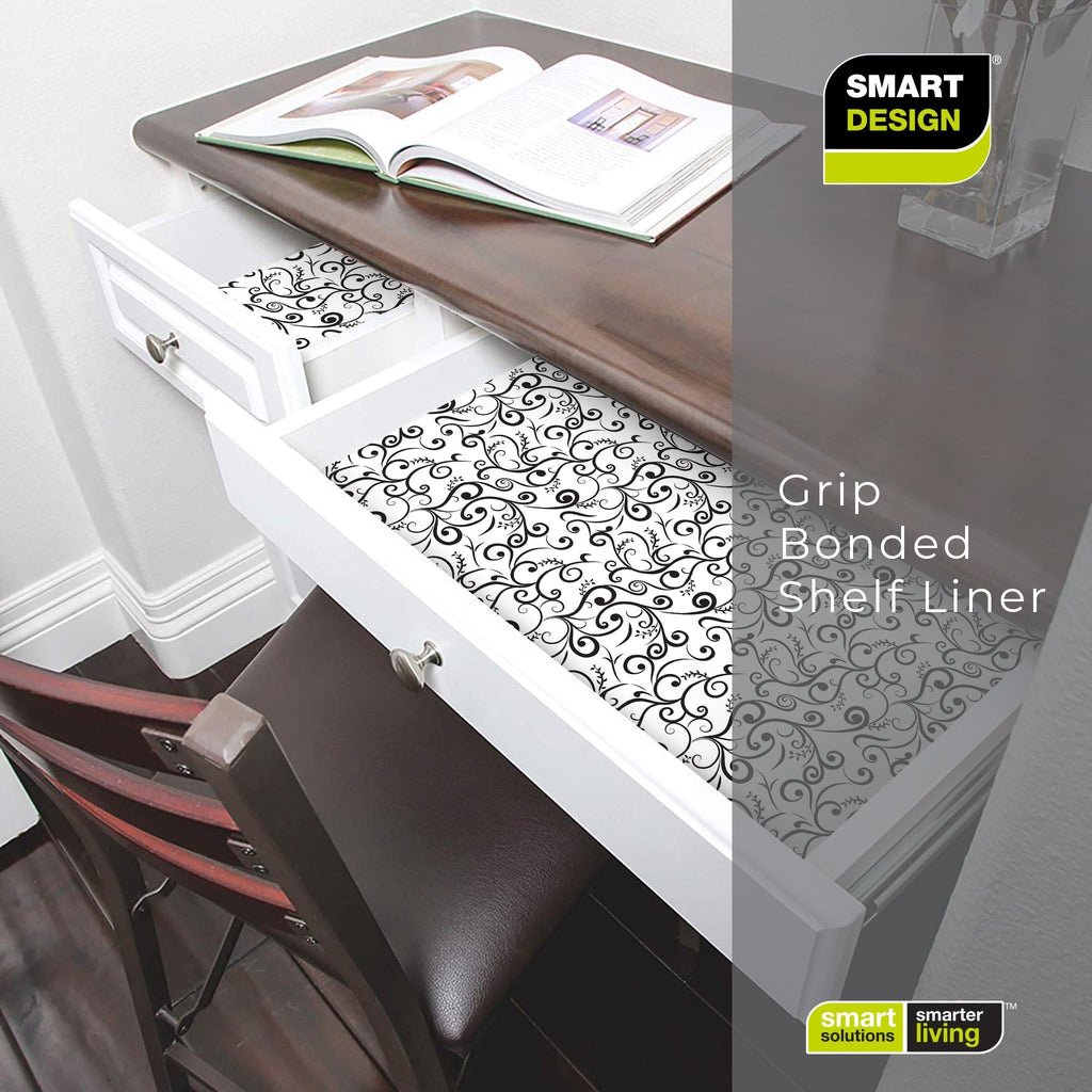 Bonded Grip Shelf Liner - 12 Inch x 10 Feet - Non-Adhesive