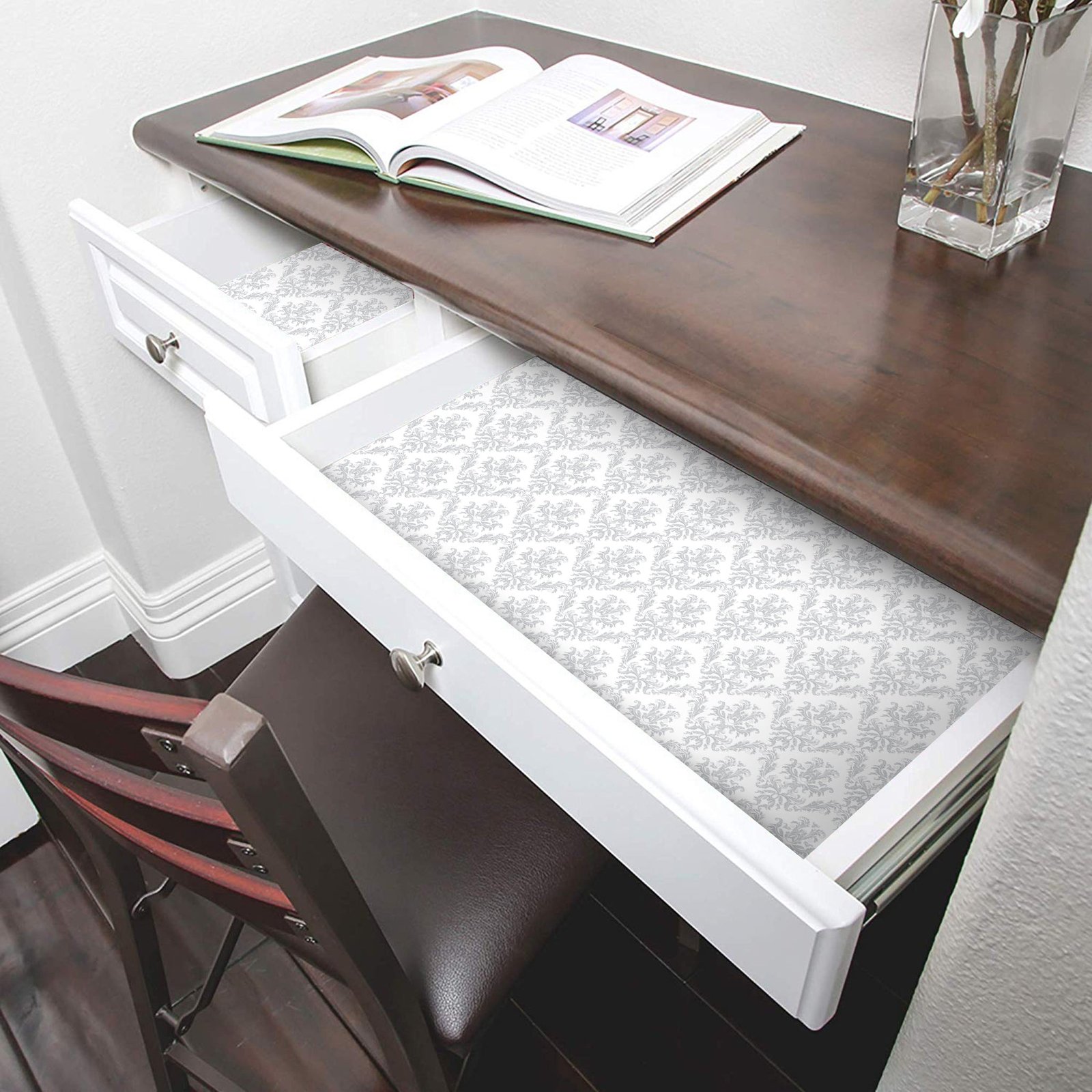 Bonded Grip Shelf Liner - 12 Inch x 10 Feet - Non-Adhesive