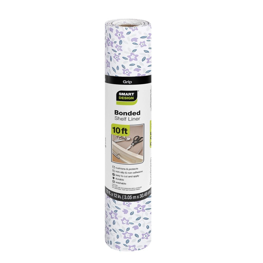 Bonded Grip Shelf Liner - 12 Inch x 10 Feet - Non-Adhesive