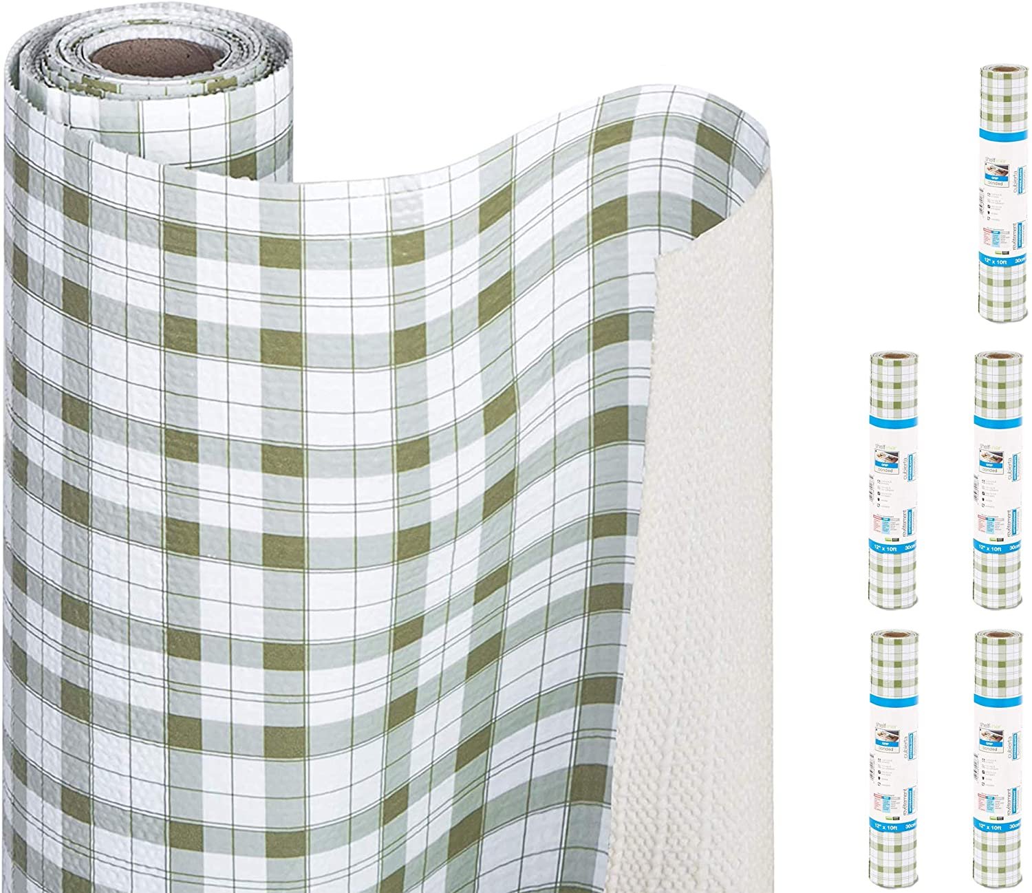 Bonded Grip Shelf Liner - 12 Inch x 60 Feet - Non-Adhesive