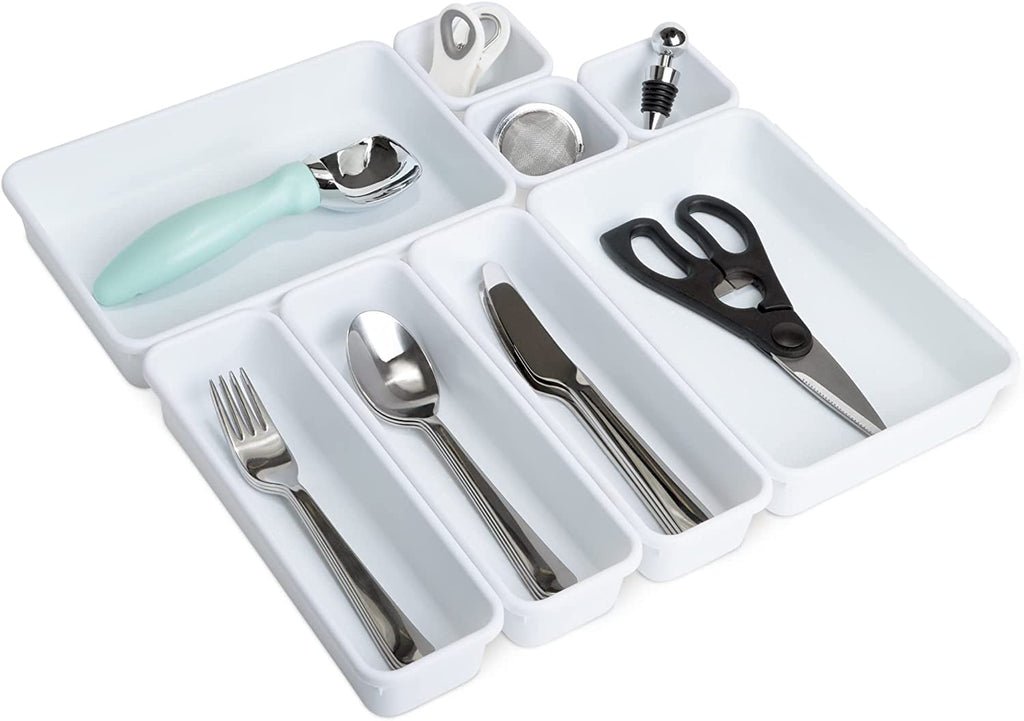 Interlocking Drawer Organizer - 8 Piece Set