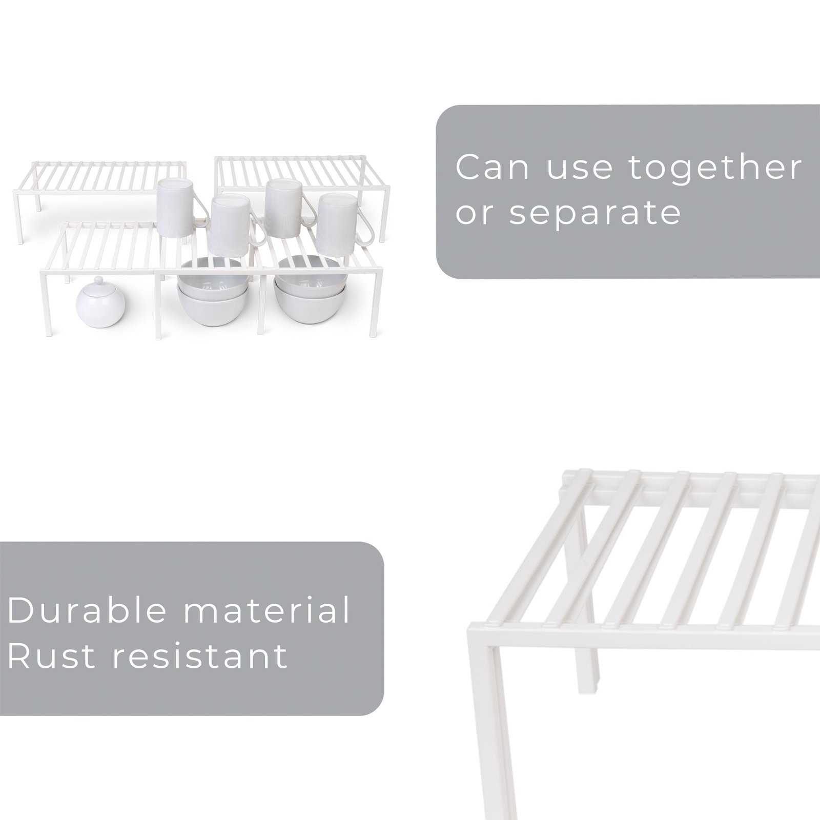 Premium Expandable Cabinet Storage Rack